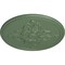 Ekena Millwork Milton Ceiling Medallion (Fits Canopies up to 7 7/8"), 40 5/8"OD x 1 3/4"P, Athenian Green CM40MIAGF - alternate 2
